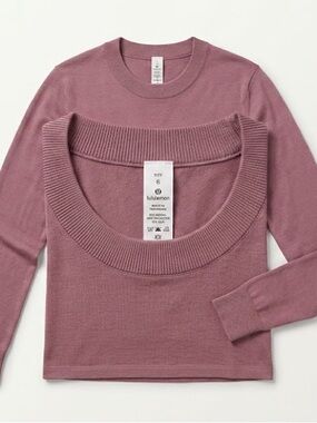 Lululemon Mauve Crewneck Sweater